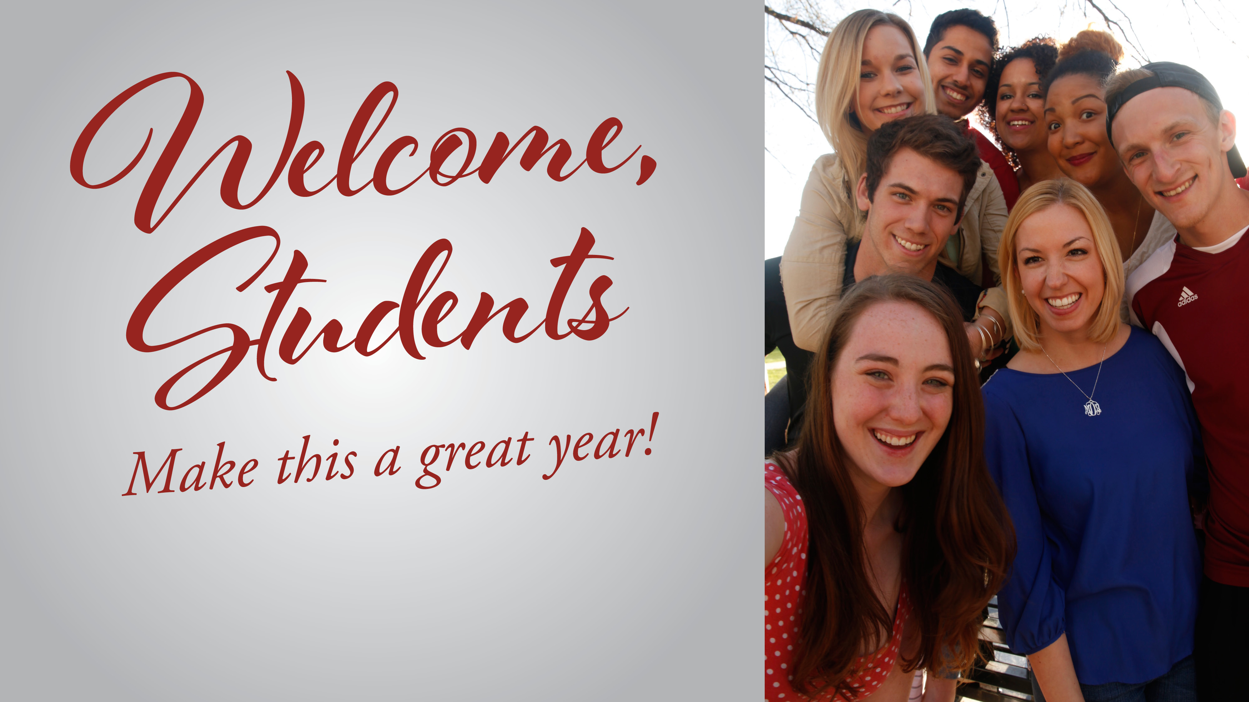 New Students Welcome