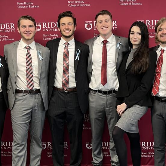 Rider students win J&J national case competition