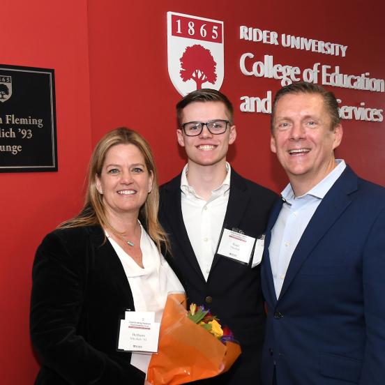 Alumnus honors wife and teachers through his gift to Rider
