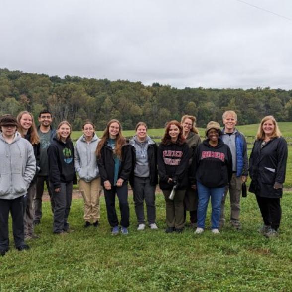 Rider students at Montpelier plantation courtesy of Matt Reeves