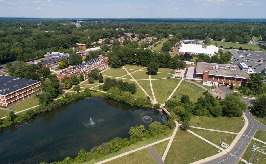 Aerial picture of Rider Campus