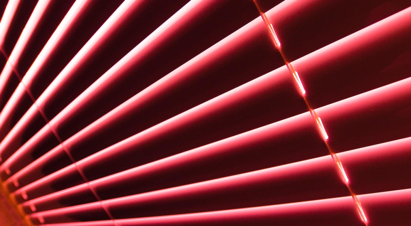 Abstract red blinds