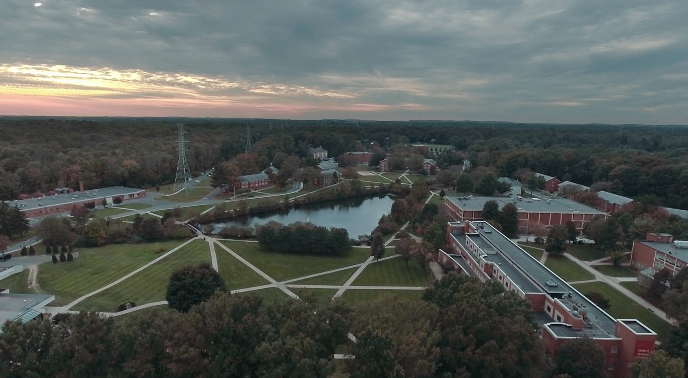 Aerial picture of Rider Campus