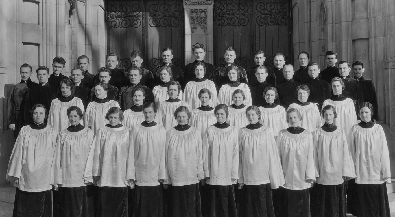 historical photo of westminster choir college