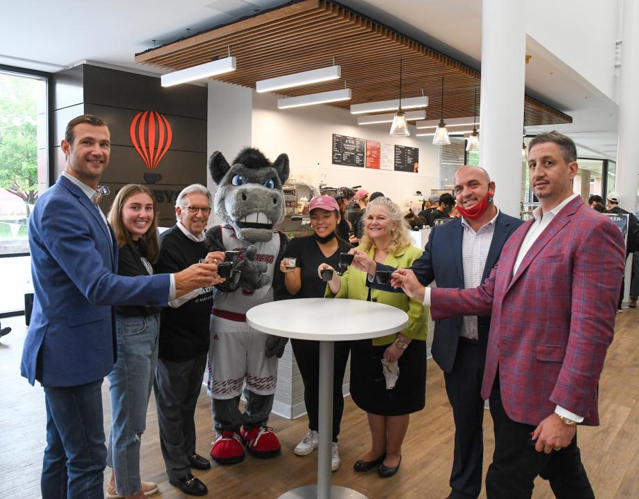 Grand opening of Saxbys