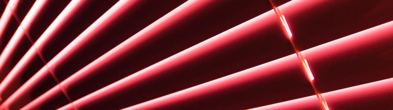Abstract red blinds