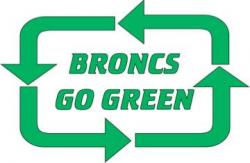 Broncs Go Green logo
