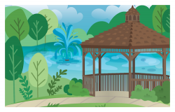 Illustration of Centennial Lake