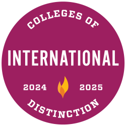 Colleges of International Distinction 2024-25 logo