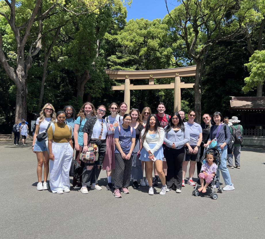Psychology students in Japan