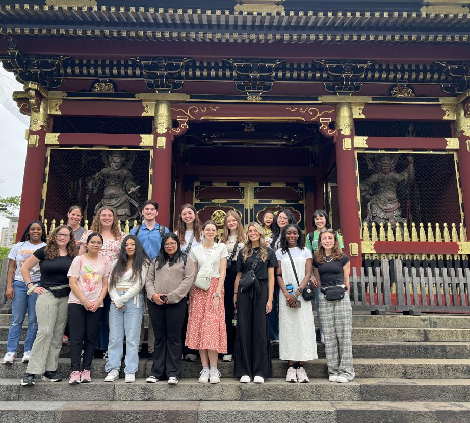 Psychology students in Japan