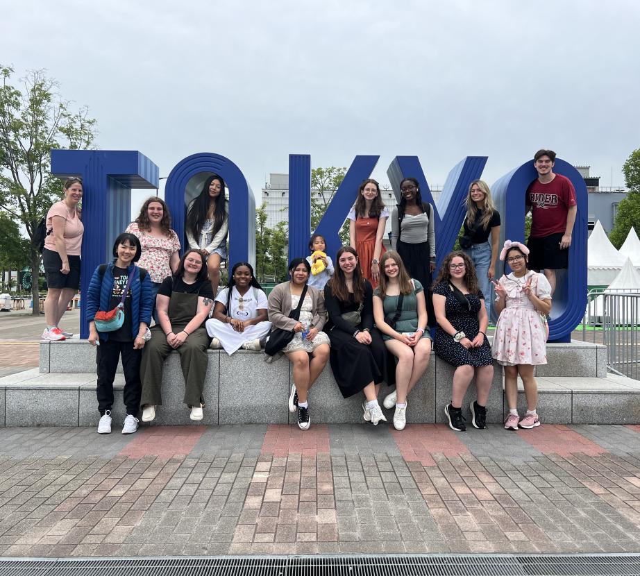 Psychology students in Tokyo