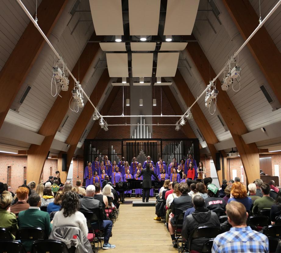 Jubilee Singers in Gill Chapel