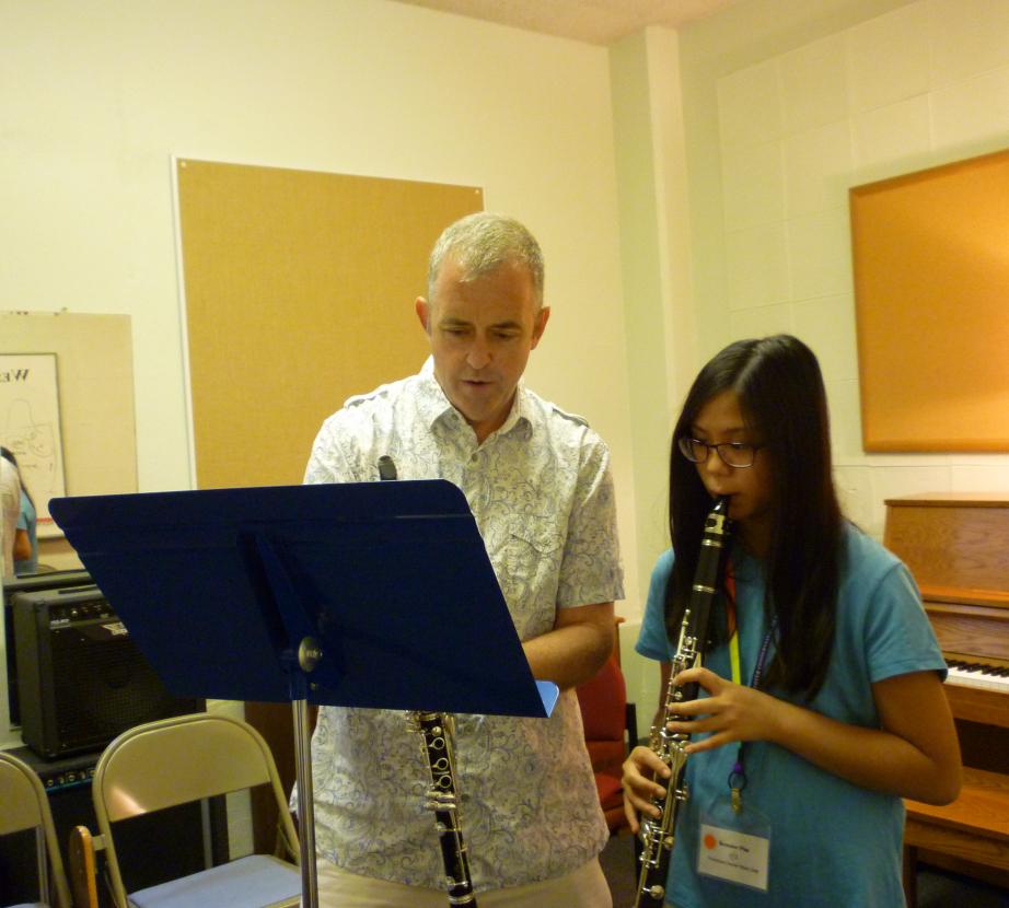 Professor and Clarinet Student