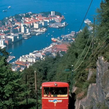 Scandinavia mountain tram
