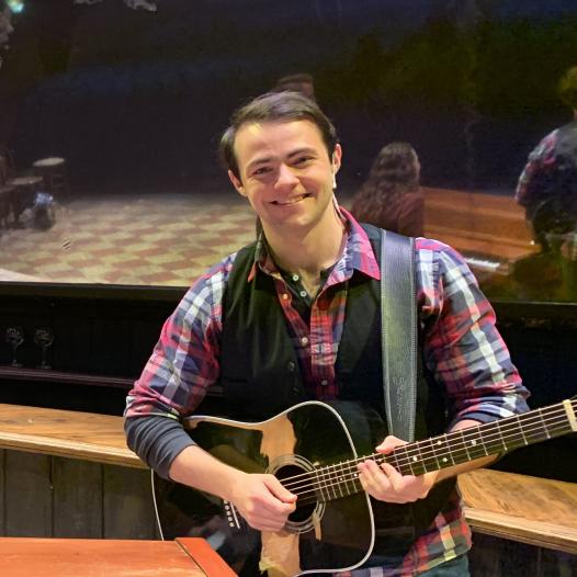 Rider alumnus performs in Once